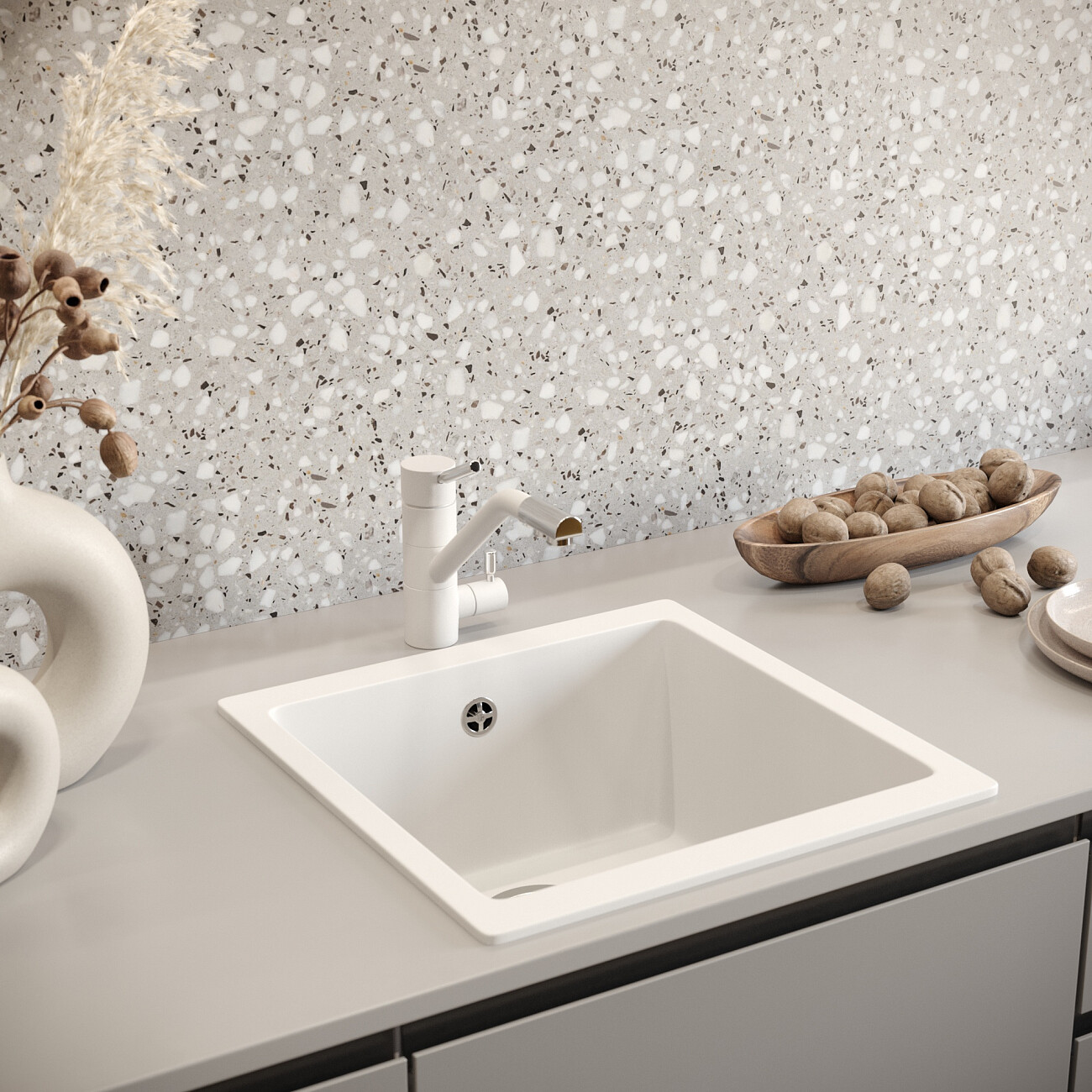 Мойка кухонная агат Domaci "Солерно" DMQ-1455.Р - изображение 2