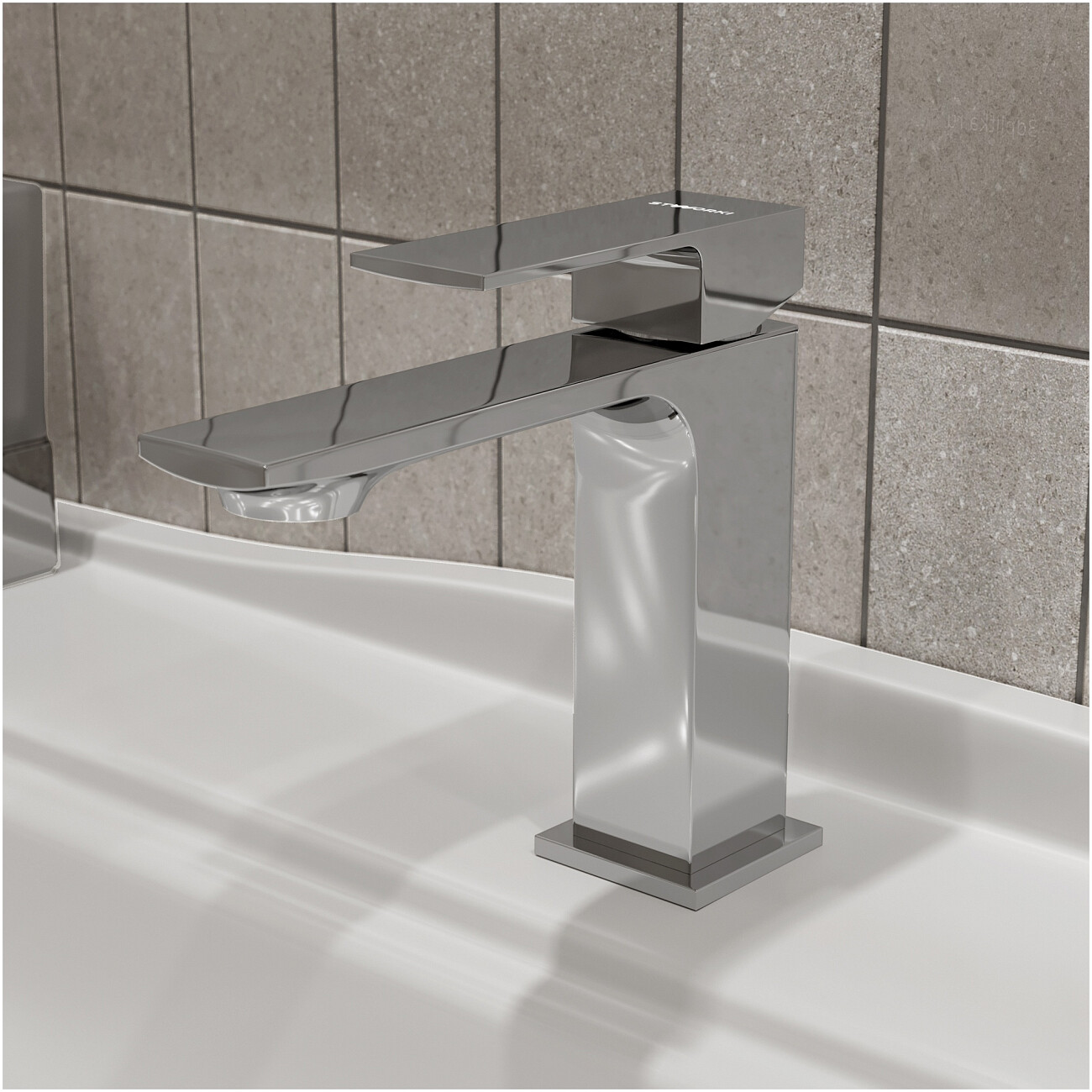 Смеситель для раковины однорычажный хром Stworki "Карлстад" S35010CR - изображение 5