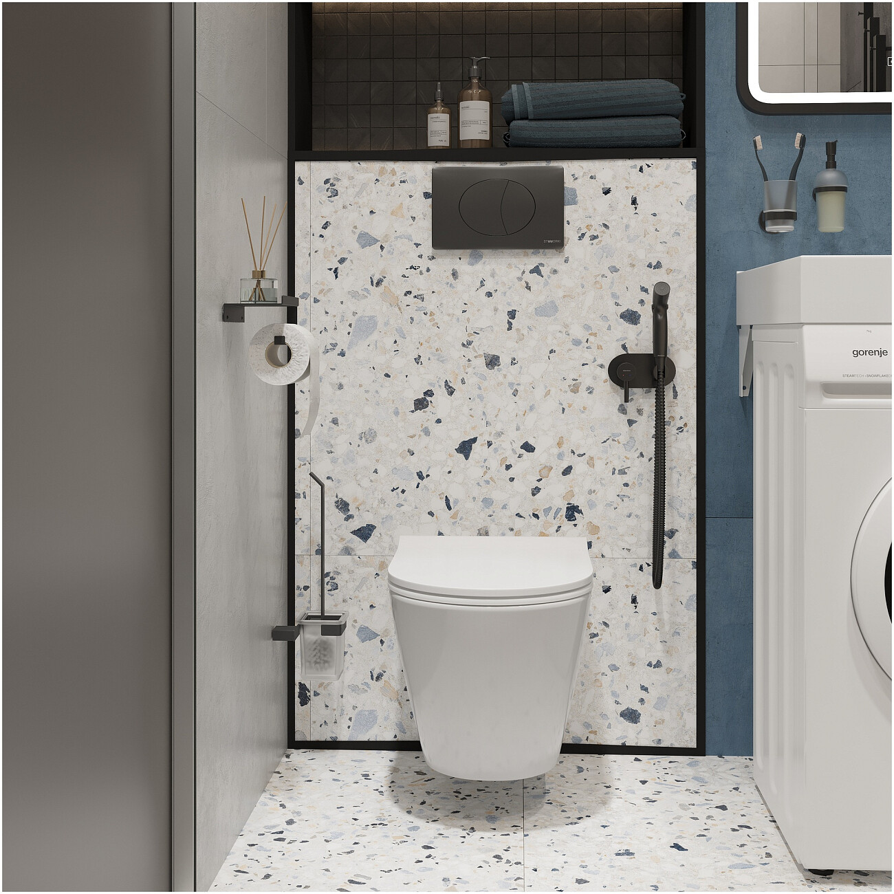 Унитаз подвесной безободковый с микролифтом белый Stworki "Молде" 7551N003-7700 - изображение 7