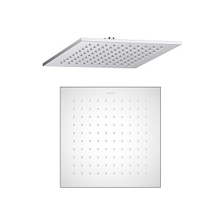 Лейка для верхнего душа квадратная 25 см хром Aquatek AQ2076CR