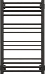 Полотенцесушитель водяной 90х50 см черный Ewrika &quot;Кассандра&quot; Pt