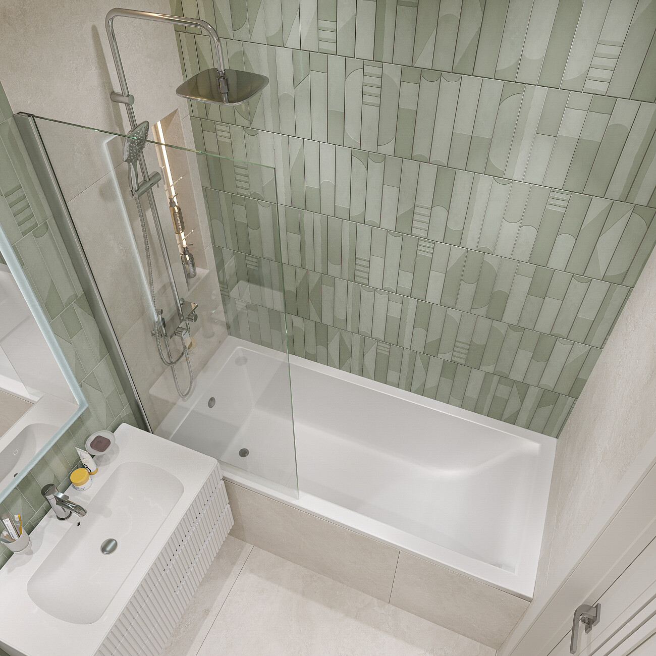 Ванна из искусственного камня 75х170 см с ножками белая Stworki "Ольборг" ФР-00014090, ФР-00014107 - изображение 4