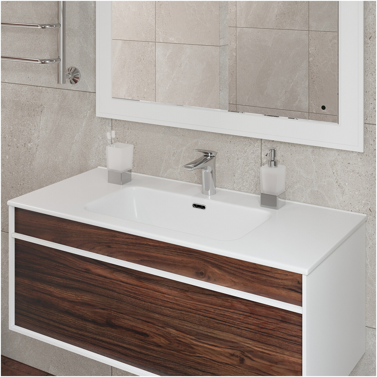 Смеситель для раковины однорычажный хром Stworki "Молде" S23010CR - изображение 7