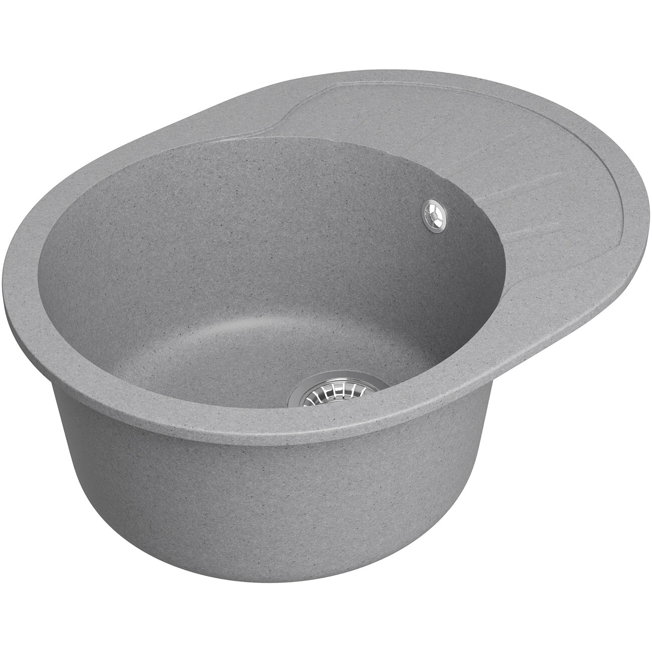 Мойка кухонная светло-серая Domaci "Болонья" М-10-006 - изображение 9