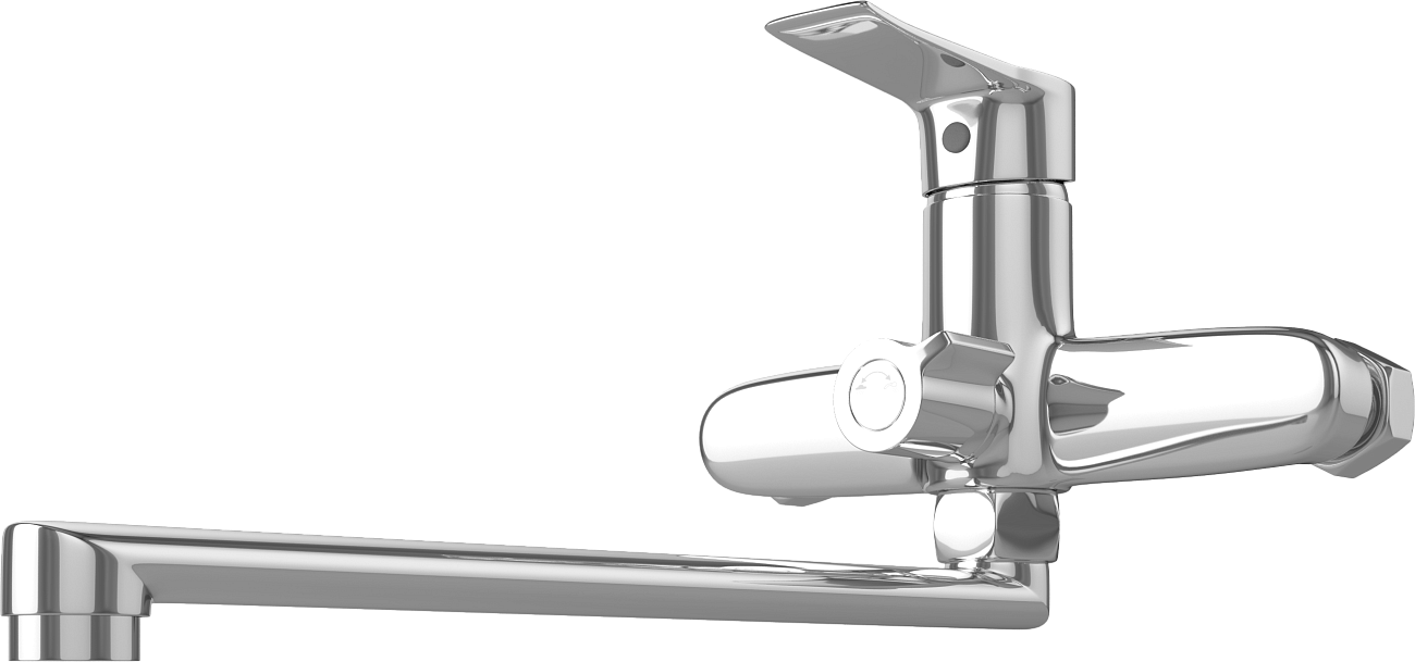 Универсальный смеситель хром Stworki "Хадстен" XA-03cr - изображение 2