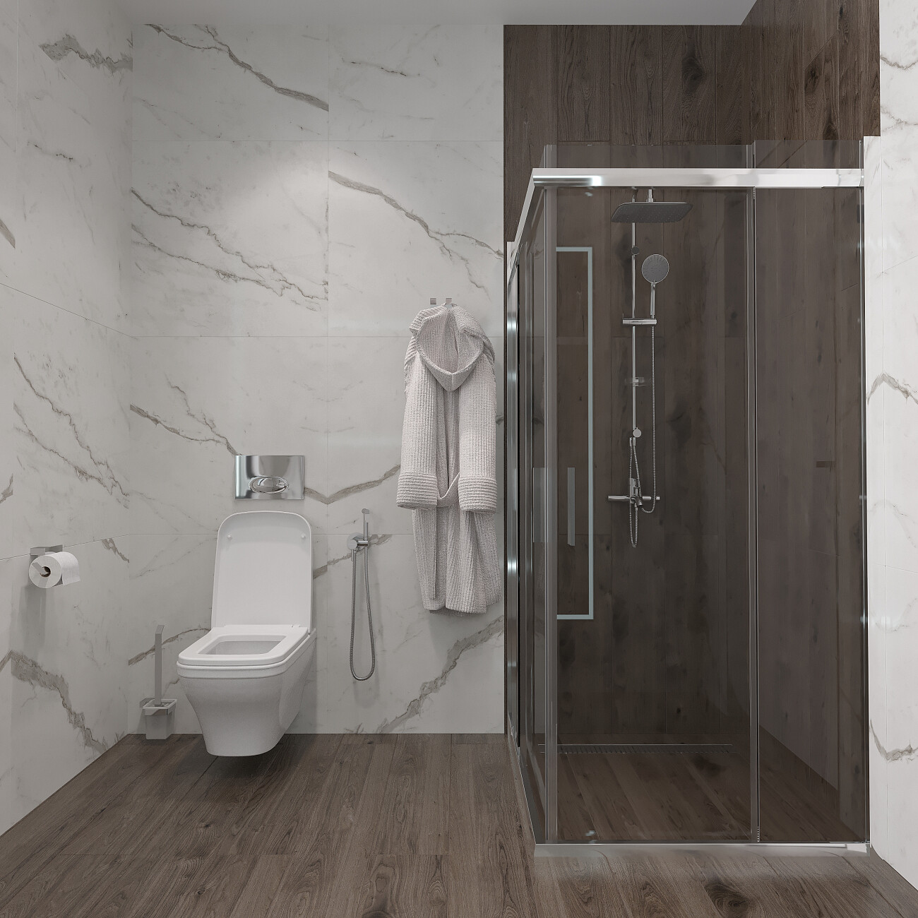 Душевой уголок прямоугольный 80х100 см хром Artemis Agave Slim 230 6.915.101.0230.100.10.88 - изображение 3