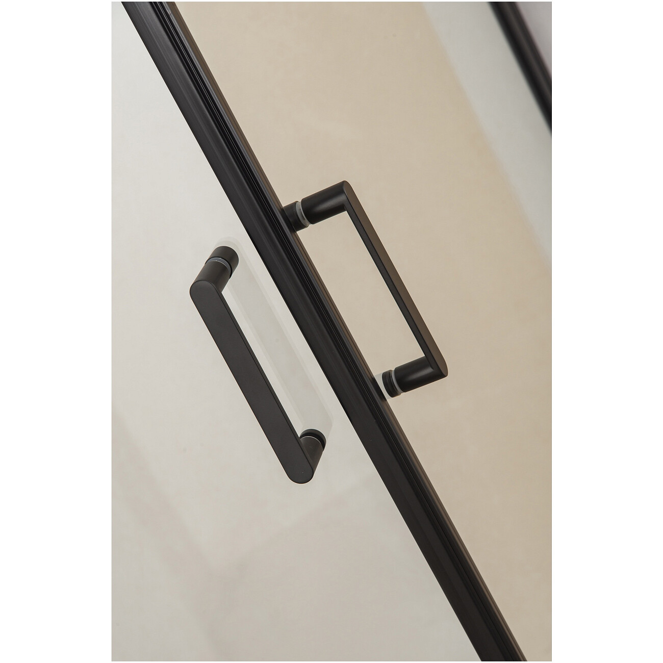 Душевой уголок квадратный 90х90 см черный Diwo "Кострома" KS04-090TB - изображение 3