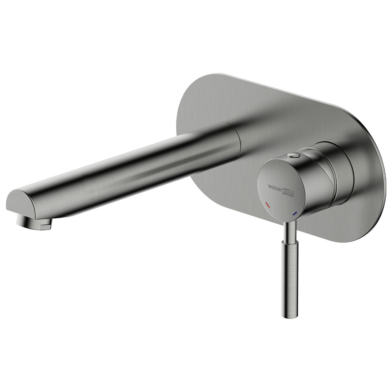 Смеситель для раковины встраиваемый из латуни никель Wasserkraft 4230 - изображение 3