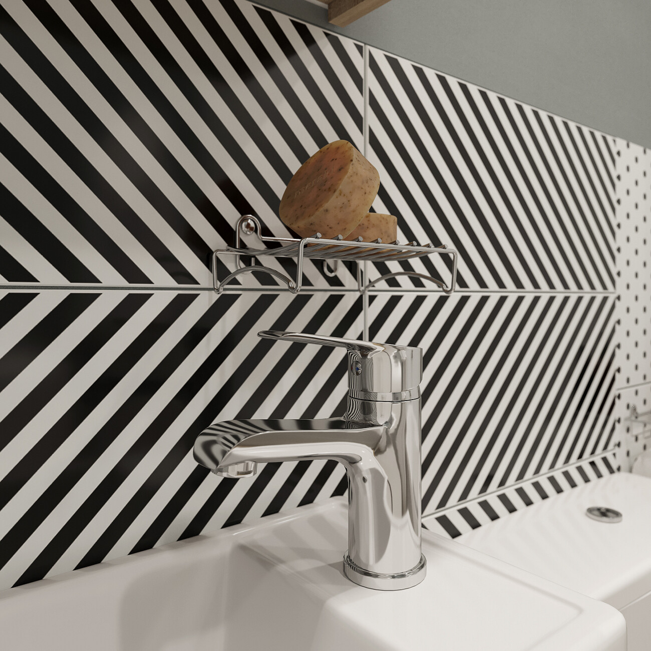 Смеситель для раковины однорычажный хром Diwo "Муром" MU-01cr - изображение 3