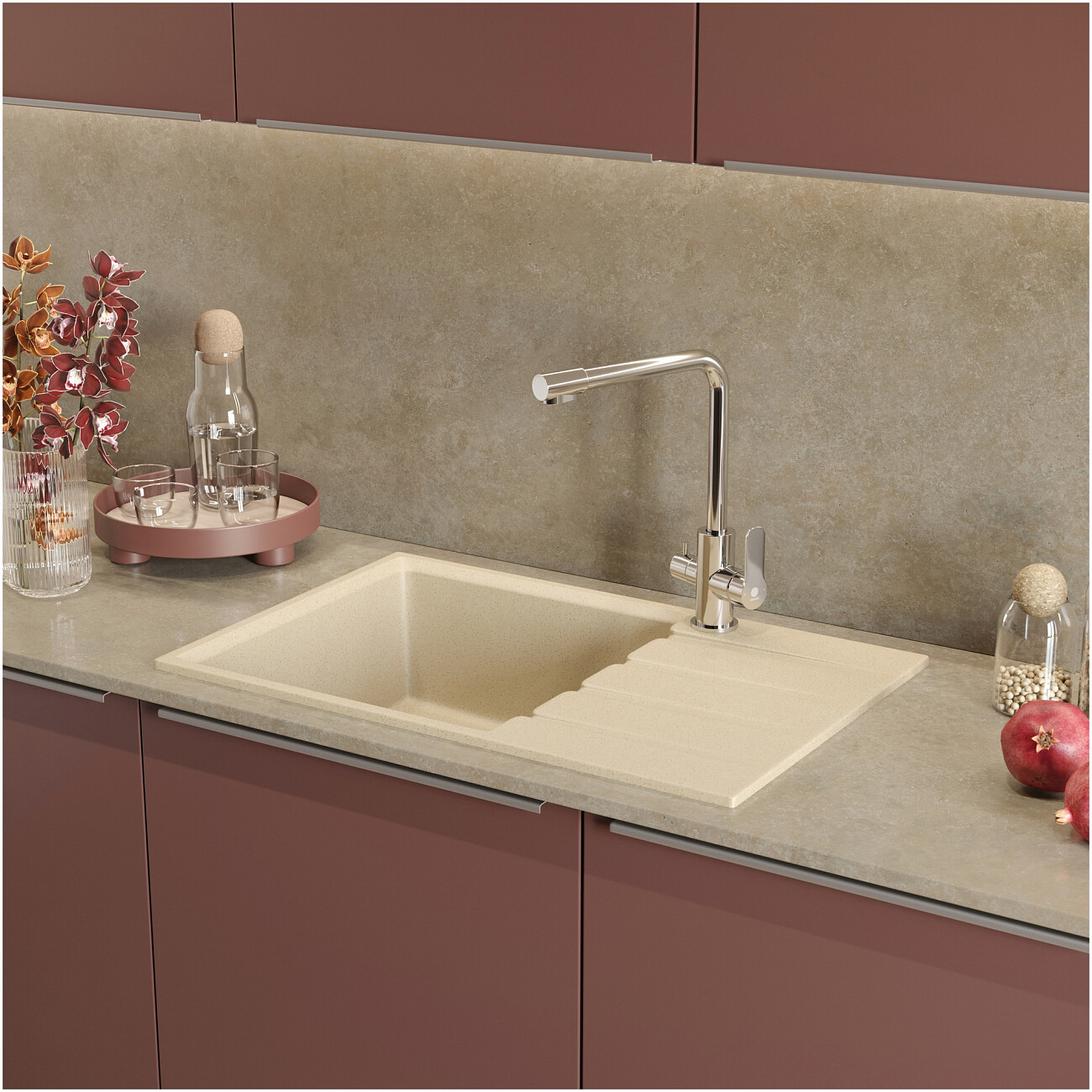 Смеситель для кухни хром Domaci "Равенна" TR-01cr - изображение 4