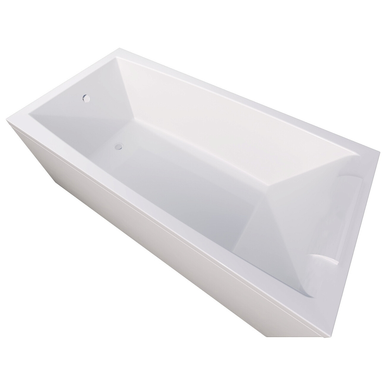 Ванна акриловая 165х75 см белая Creto Elite 11-16575 - изображение 3