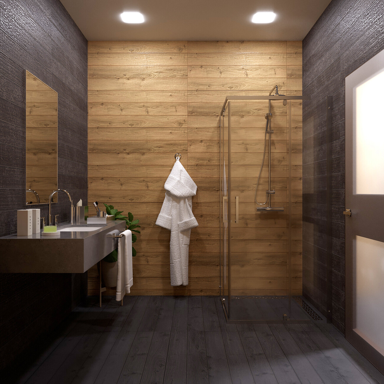 Душевой уголок квадратный 90х90 см хром Diwo "Тула" Щ0000055598 - изображение 7