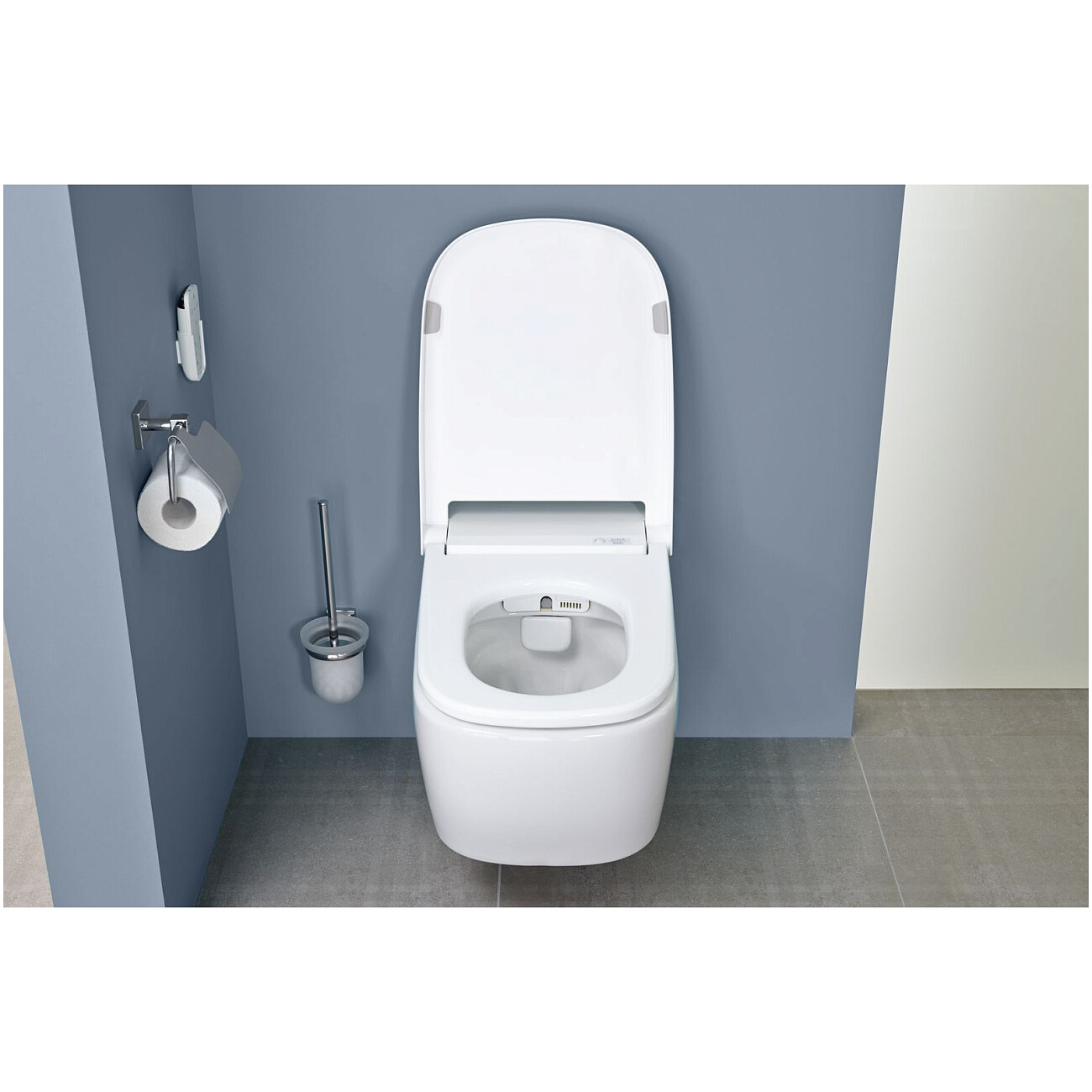 Унитаз подвесной с электронным управлением белый Vitra V-Care Comfort 5674B003-6194 - изображение 4