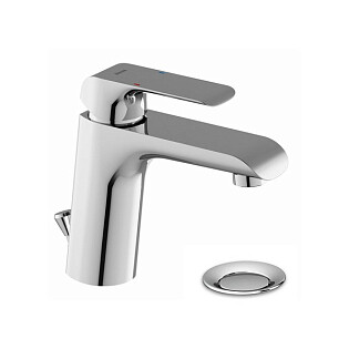 Смеситель для раковины однорычажный с донным клапаном хром Ravak Flat FL 013.00 X070117