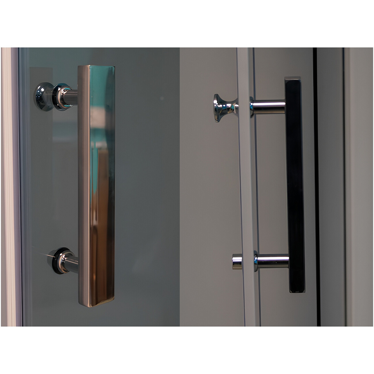 Душевой уголок пятиугольный с низким поддоном 90х90 см хром Parly ZPE911 - изображение 10