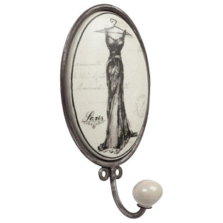 Декоративный настенный крючок Glamour