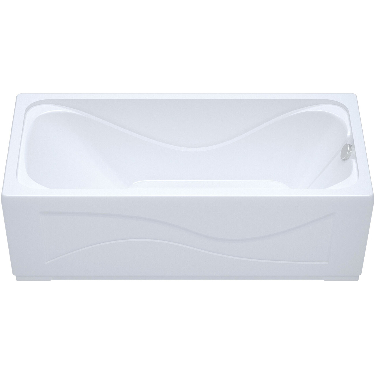 Ванна акриловая 150x75 см белая Diwo "Самара" Щ0000046593, Щ0000048583 - изображение 6