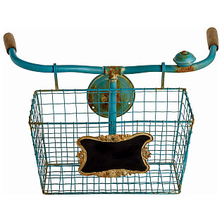 Настенный декор Велосипедная корзина