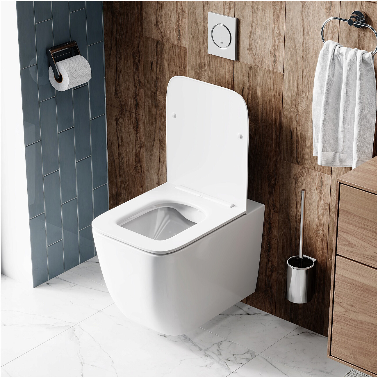 Унитаз подвесной безободковый белый Cerutti SPA Mimi Aria CT8908 - изображение 6