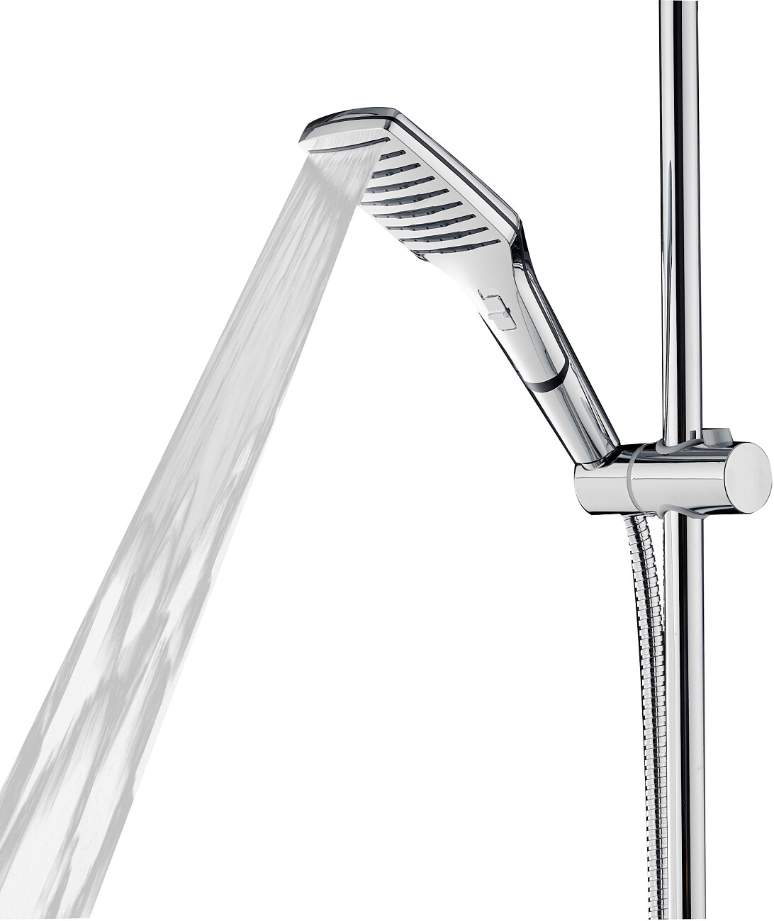 Душевая стойка с верхним душем и держателем хром Stworki "Алта" AL-03cr - изображение 8