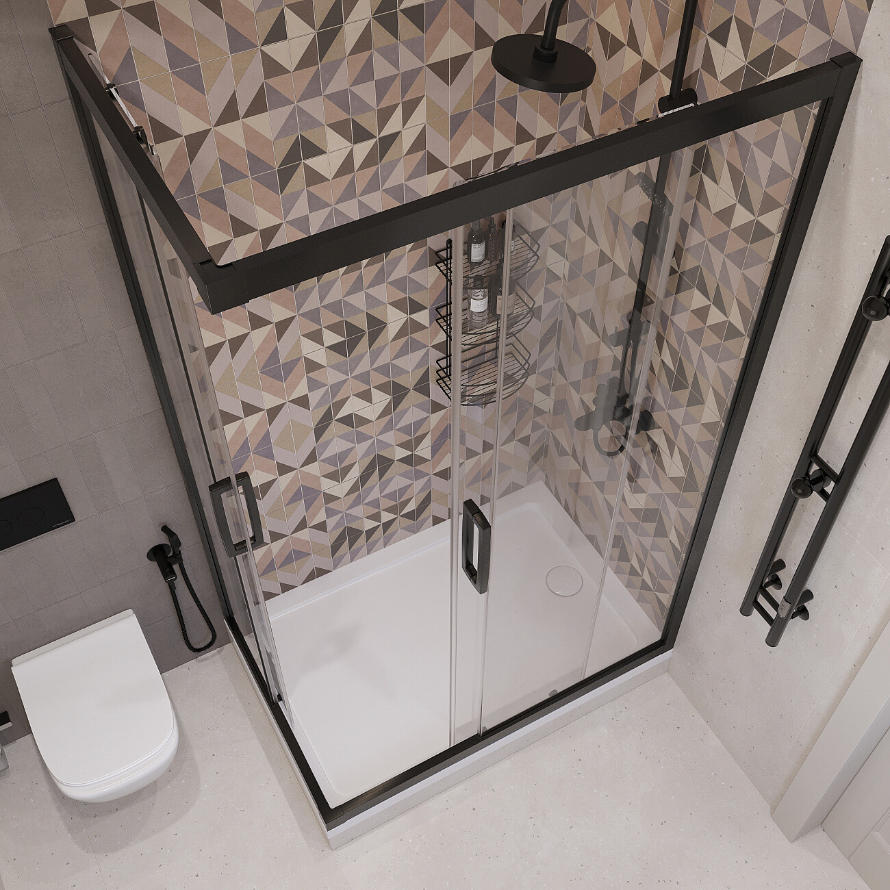 Поддон для душа акриловый с сифоном 120x90 см белый Stworki "Эстерсунд" ESП0057 - изображение 6