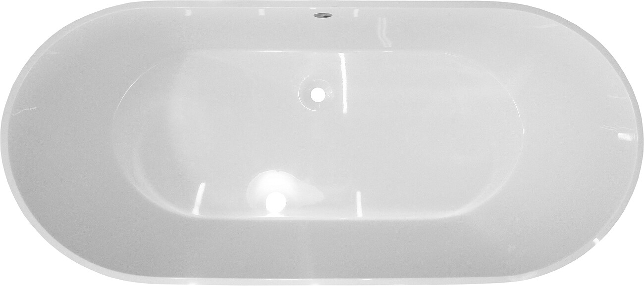 Ванна из искусственного камня овальная 160х75 см белая Stworki "Берген" ФР-00014095 - изображение 7