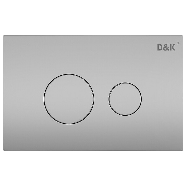 Клавиша смыва матовый хром D&K Venice DB1029002 - изображение 1