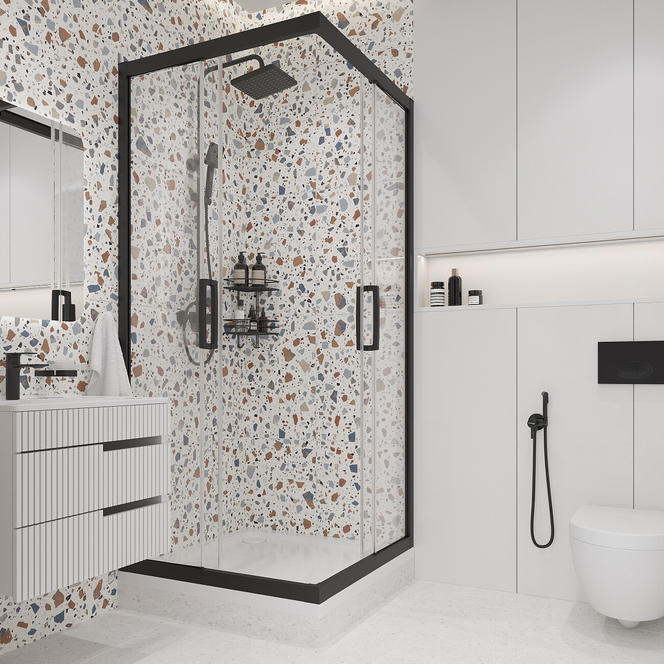 Поддон для душа акриловый с сифоном 90x90 см белый Stworki "Дублин" DBП0050 - изображение 3