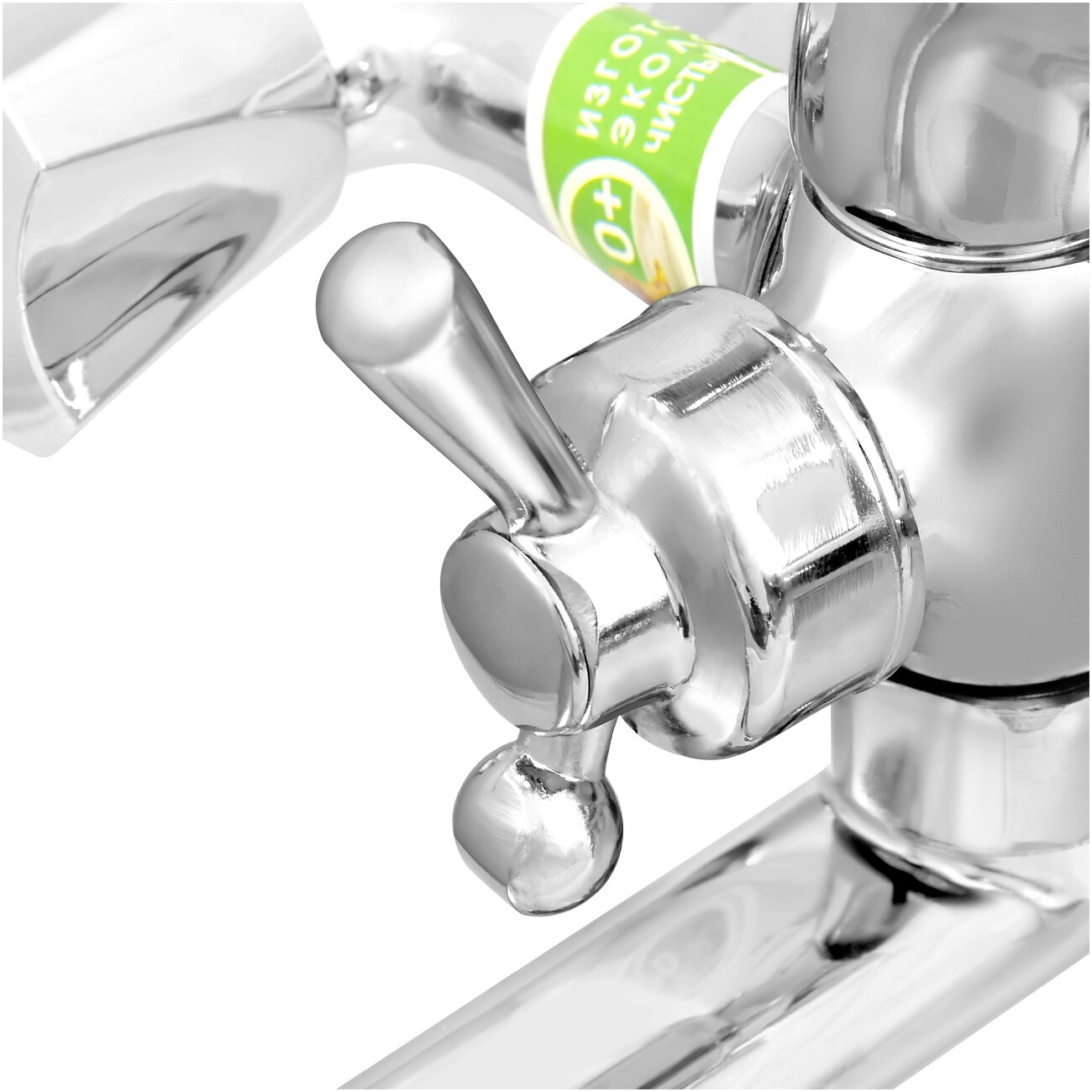 Смеситель для ванны двухвентильный с душевым гарнитуром хром Juguni Lyra JGN0130-B 0402.642A - изображение 12